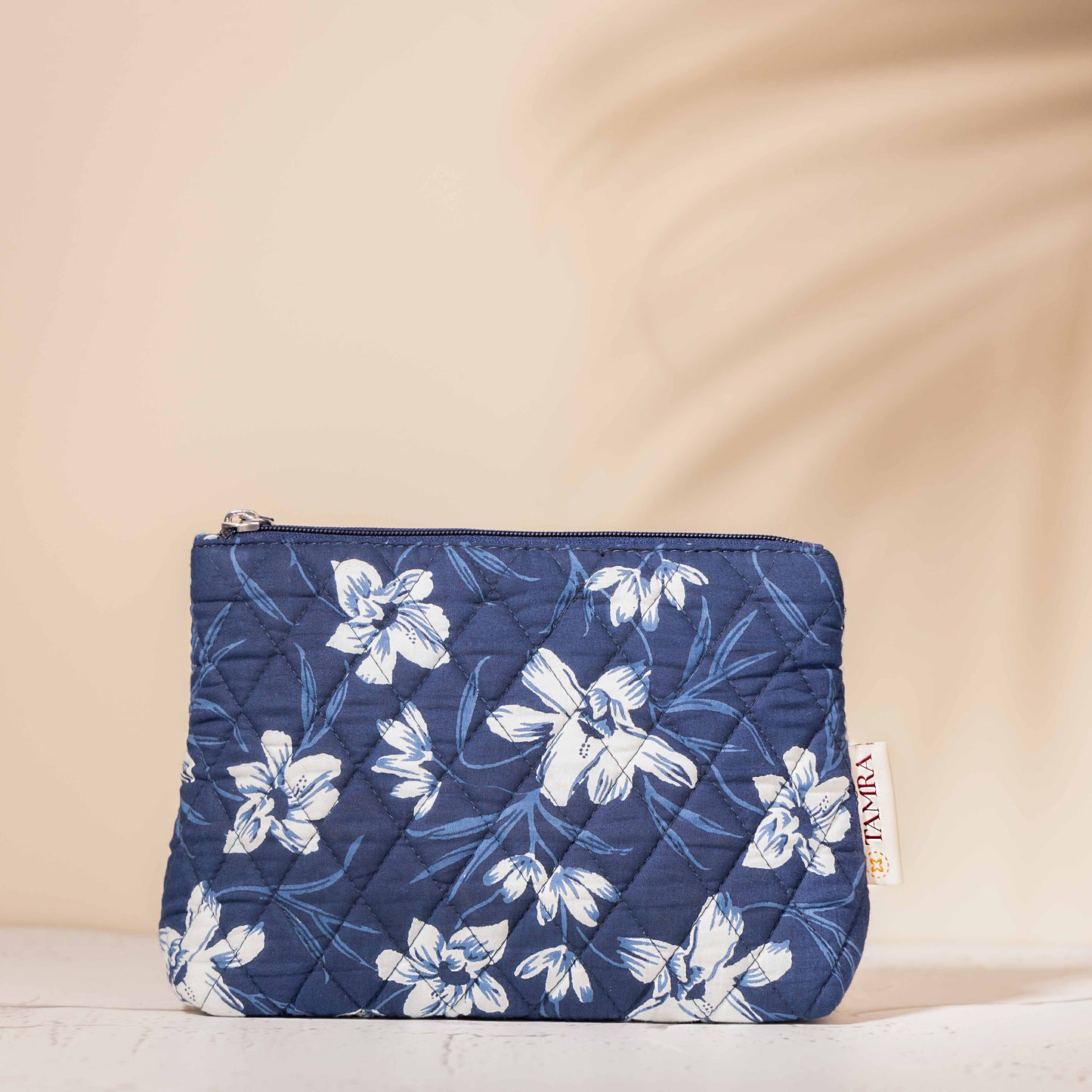 Indigo Blossom Pouch