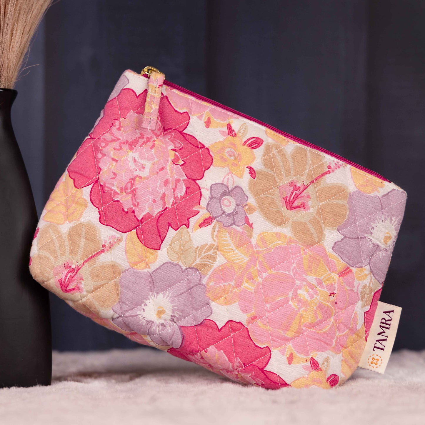 Pink Bloom Pouch
