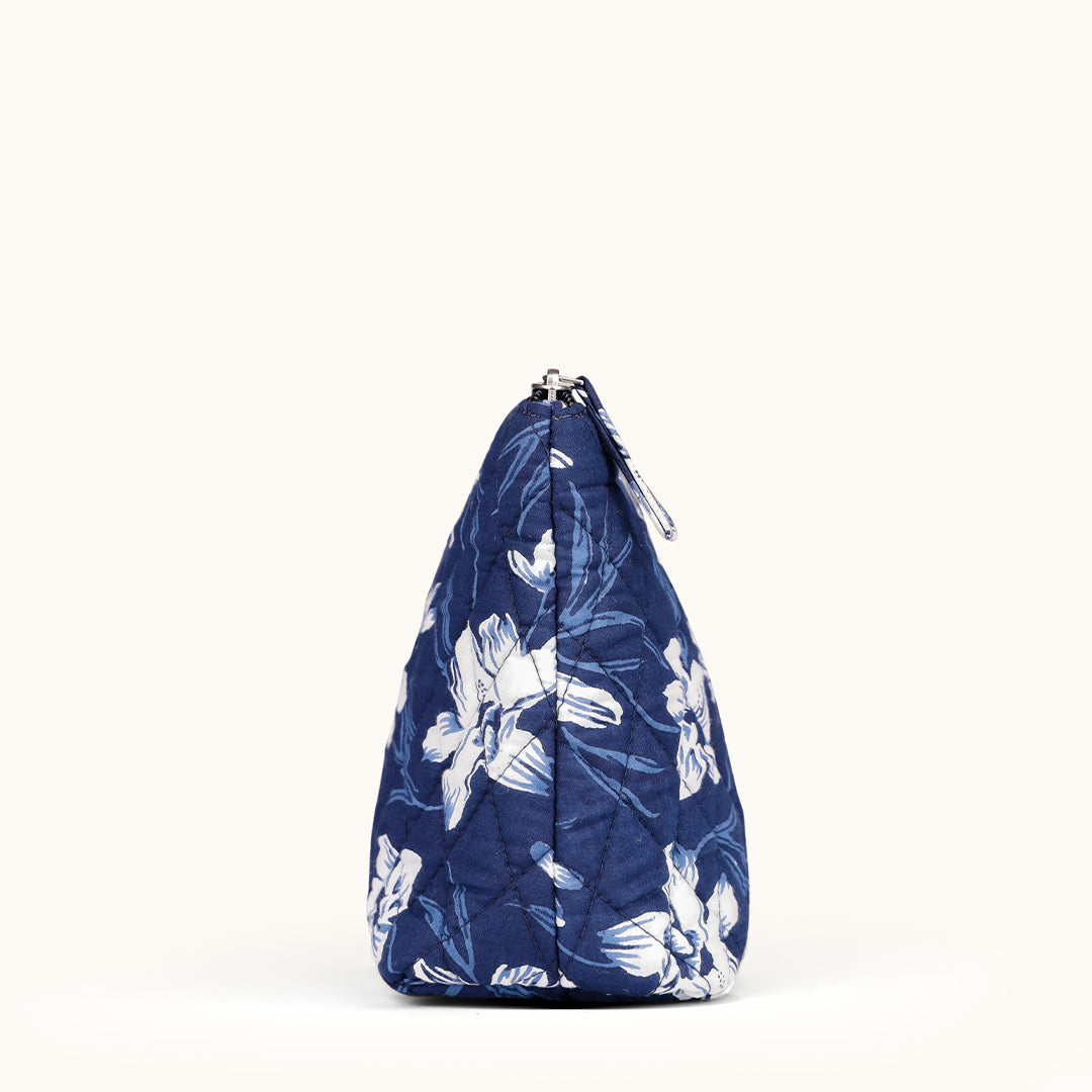 Indigo Blossom Pouch