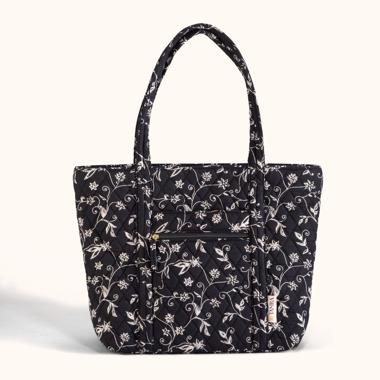 Midnight Black Tote Bag