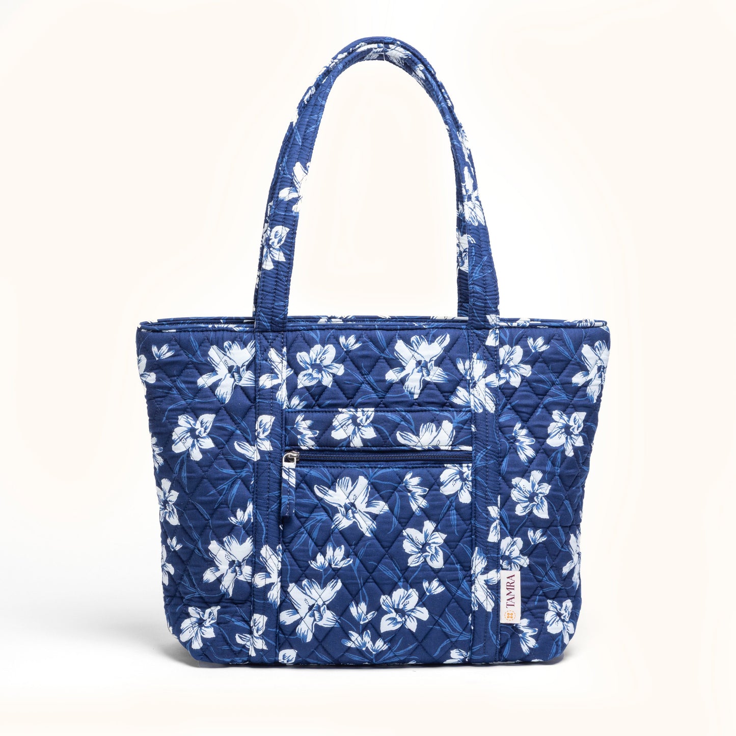 Indigo Blossom Tote Bag