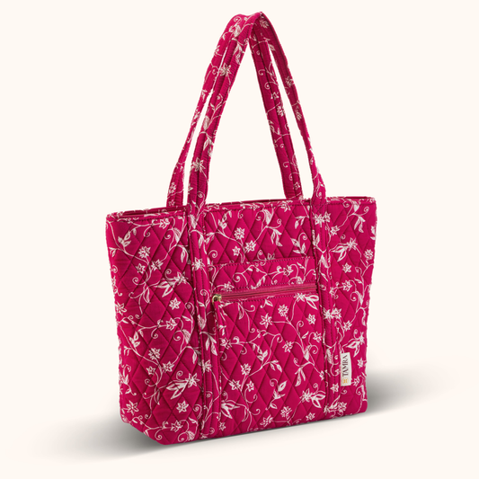Pink Rose Tote