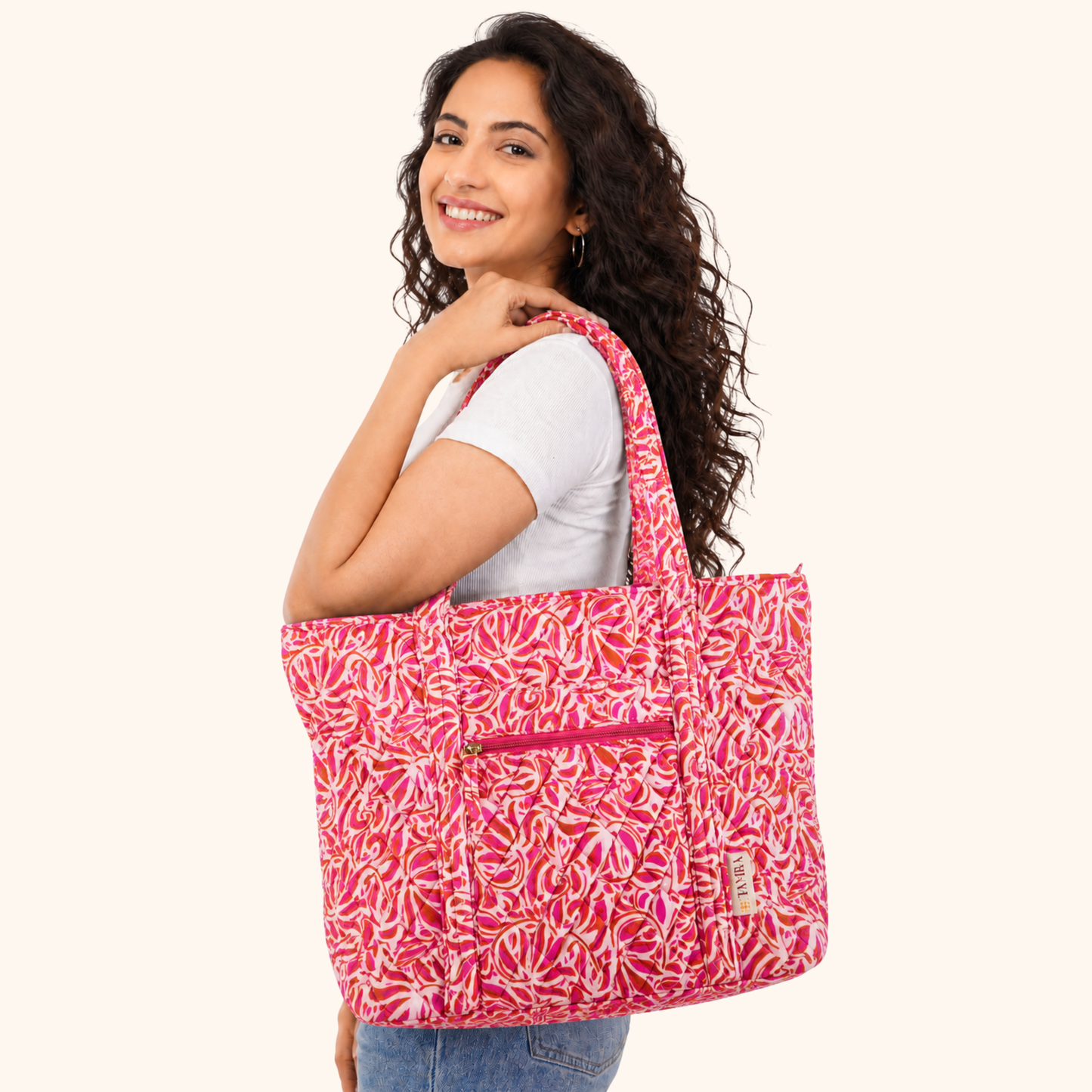 Berry Pink Tote Bag