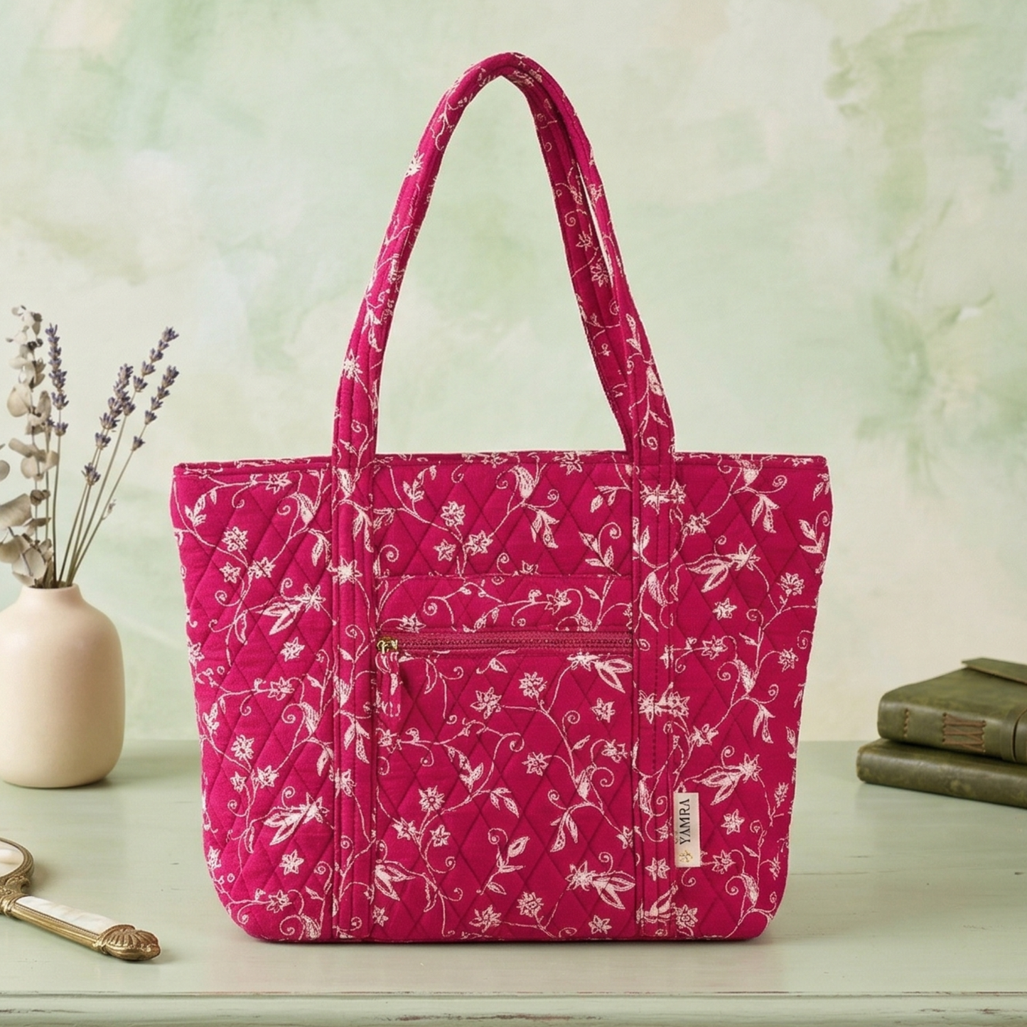 Pink Rose Tote