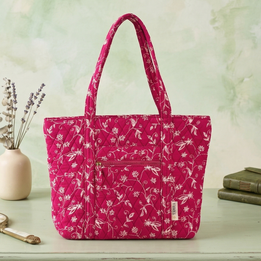 Pink Rose Tote