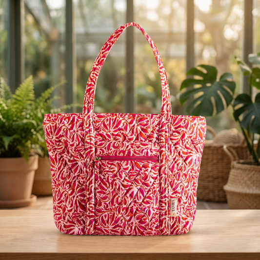 Berry Pink Tote Bag