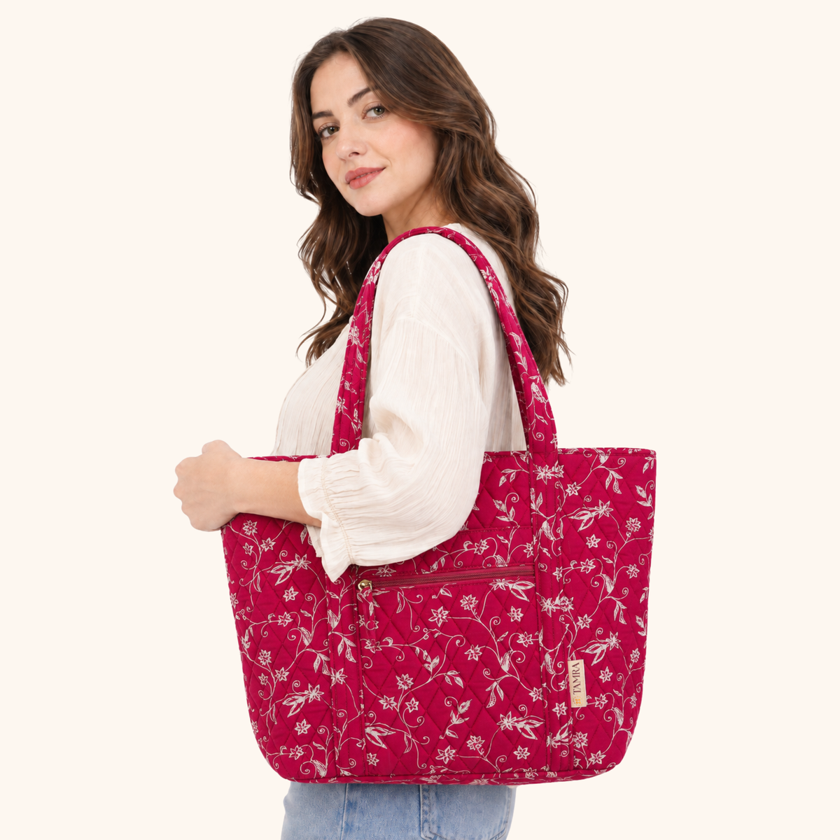 Pink Rose Tote