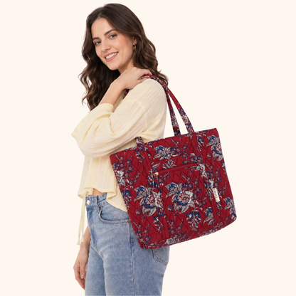 Radiant Red Tote Bag