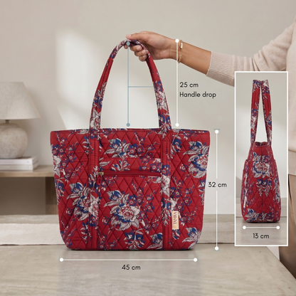 Radiant Red Tote Bag
