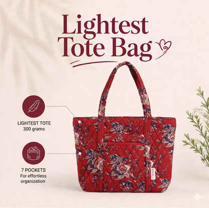 Radiant Red Tote Bag