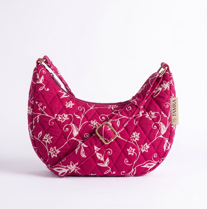 Pink Rose Moon Sling Bag