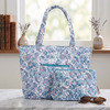 Blue Mist Tote + Big Pouch Combo