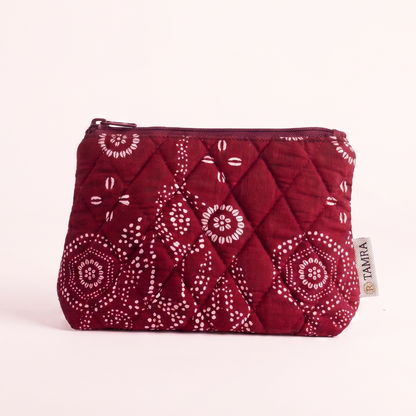 Maroon Elegance Big Pouch