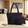 Black Beauty Tote + Big Pouch Combo