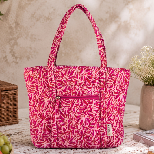 Berry Pink Tote Bag