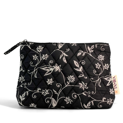 Midnight Black Tote + Big Pouch Combo