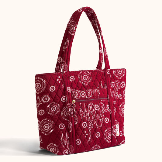 Maroon Elegance Tote Bag