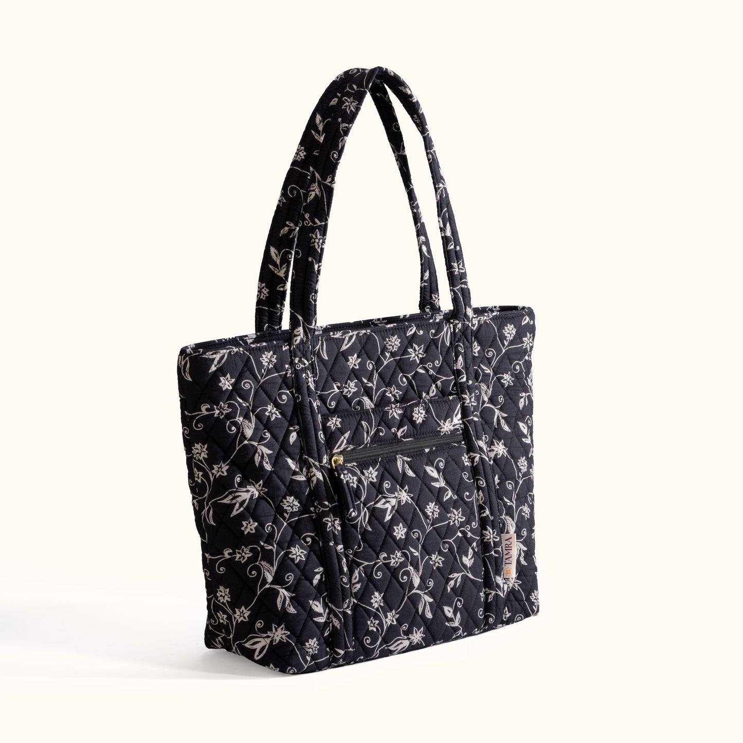 Midnight Black Trolley Tote Bag