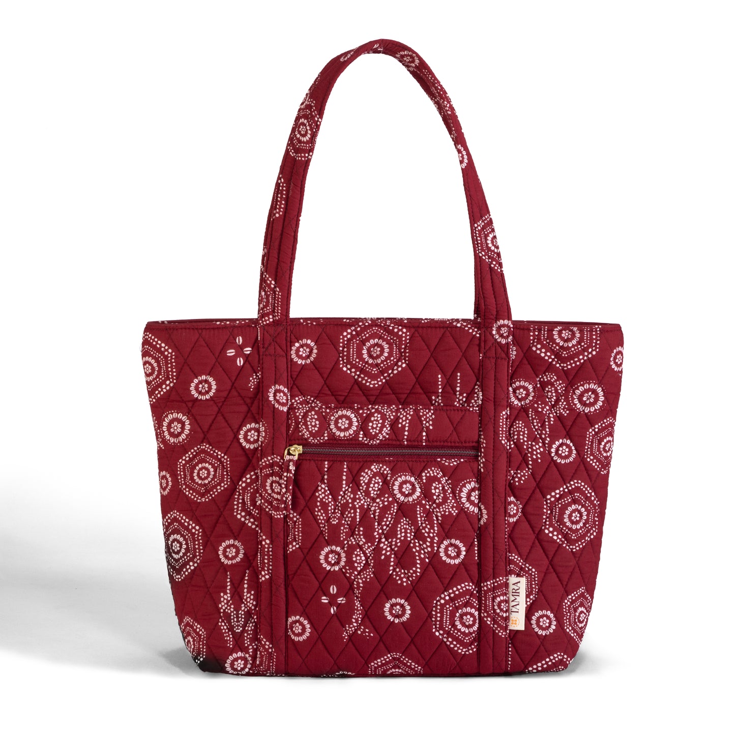 Maroon Elegance Tote + Big Pouch Combo