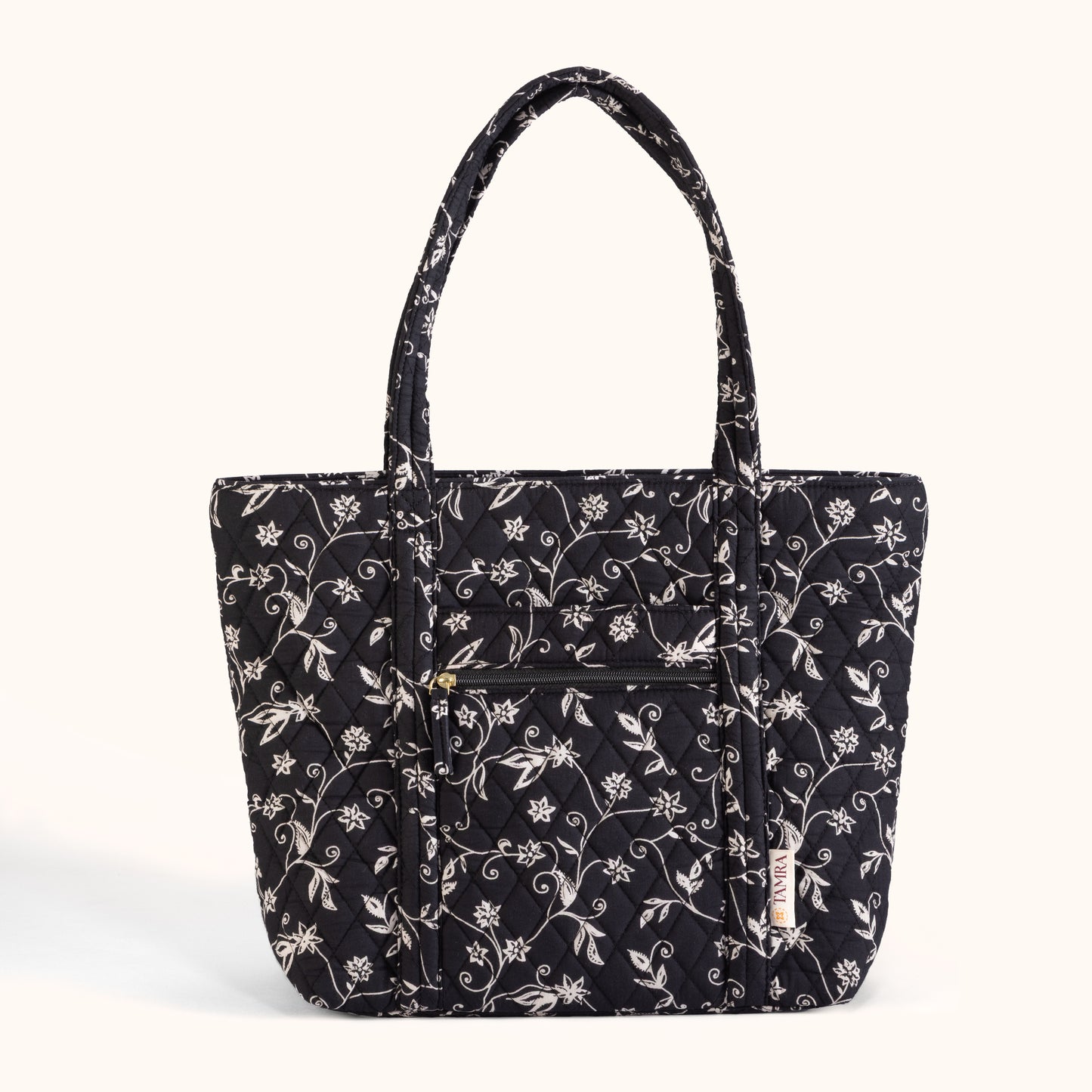 Midnight Black Trolley Tote Bag