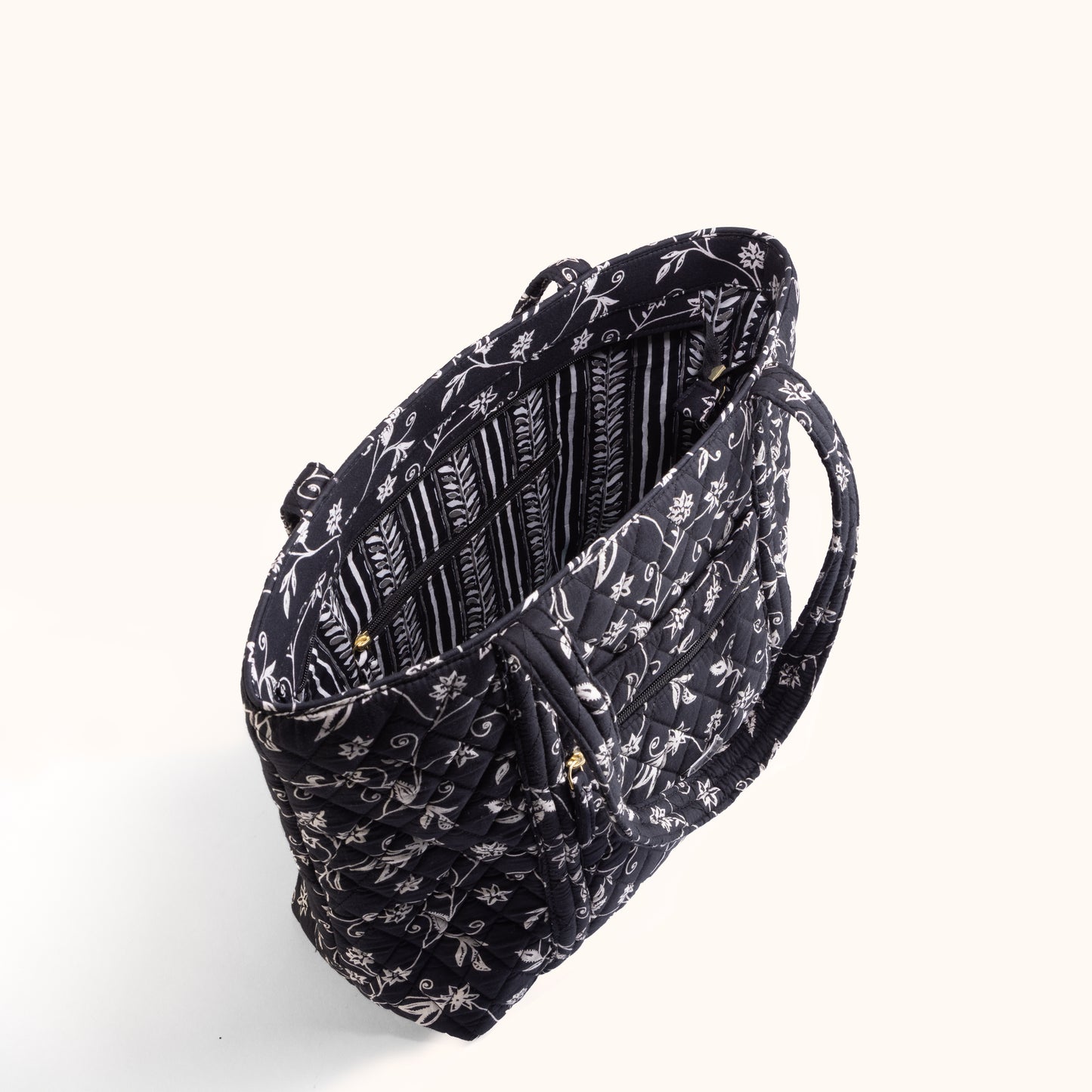 Midnight Black Trolley Tote Bag