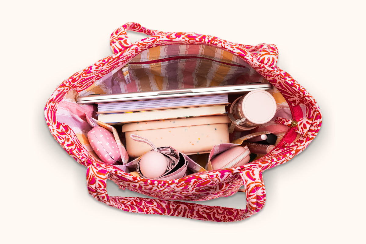 Berry Pink Tote Bag
