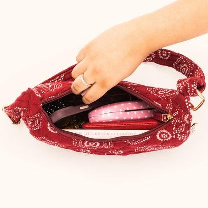 Maroon Moon Sling Bag