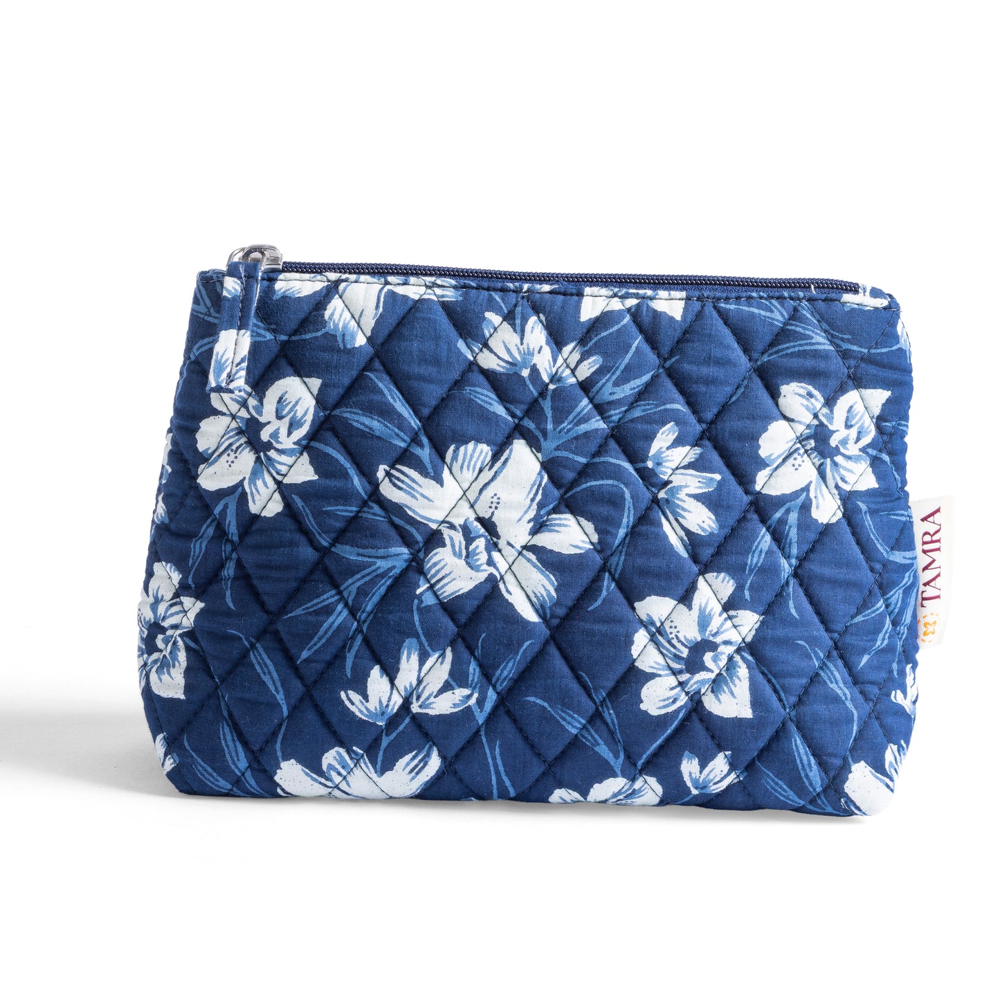Indigo Blossom Tote + Big Pouch Combo
