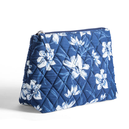 Indigo Blossom Tote + Big Pouch Combo