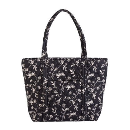 Midnight Black Tote + Big Pouch Combo