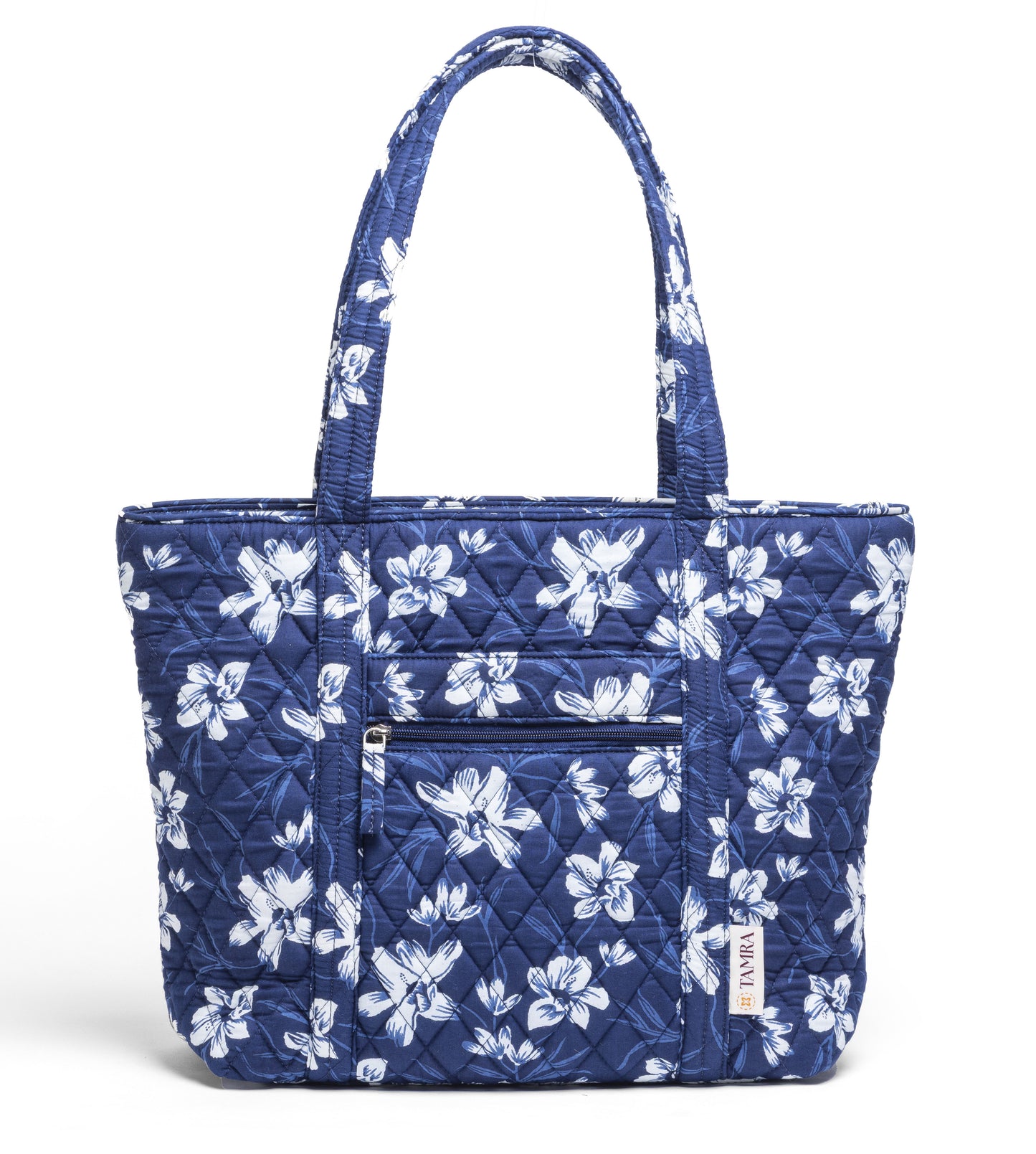 Indigo Blossom Tote + Big Pouch Combo