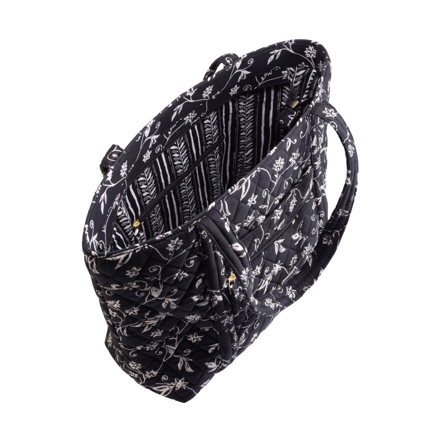 Midnight Black Tote + Big Pouch Combo