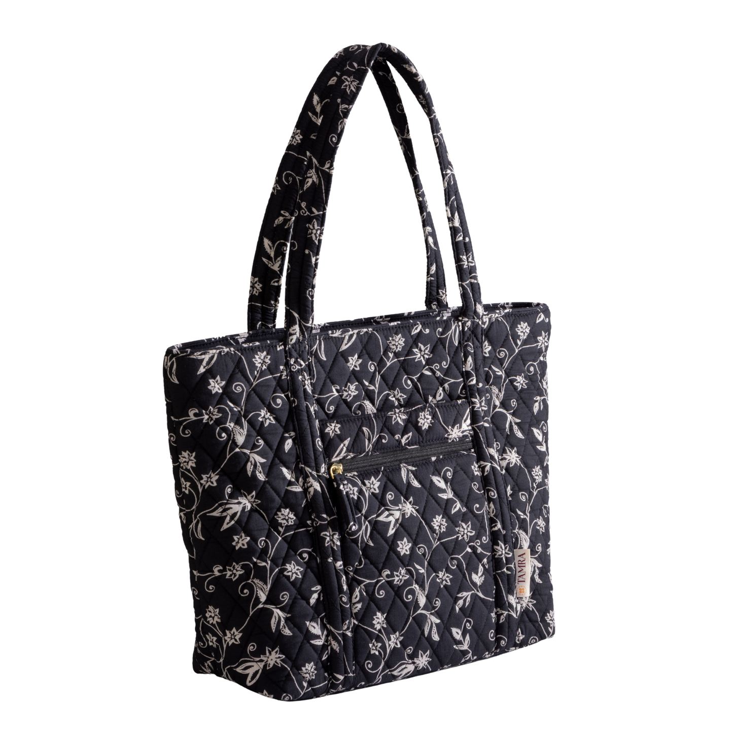 Midnight Black Tote + Big Pouch Combo